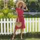 Summer Women Polka Dot Short Sleeve Dress Casual Pleated Midi Dresses Elegant Green Office Lady Clothing - EX-STOCK CANADA