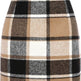 Women's High Waist Plaid Tight Pencil Wool Mini Skirt - EX-STOCK Canada
