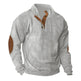 Corduroy Casual Stand Collar Long-sleeved Sweater men - EX-STOCK CANADA