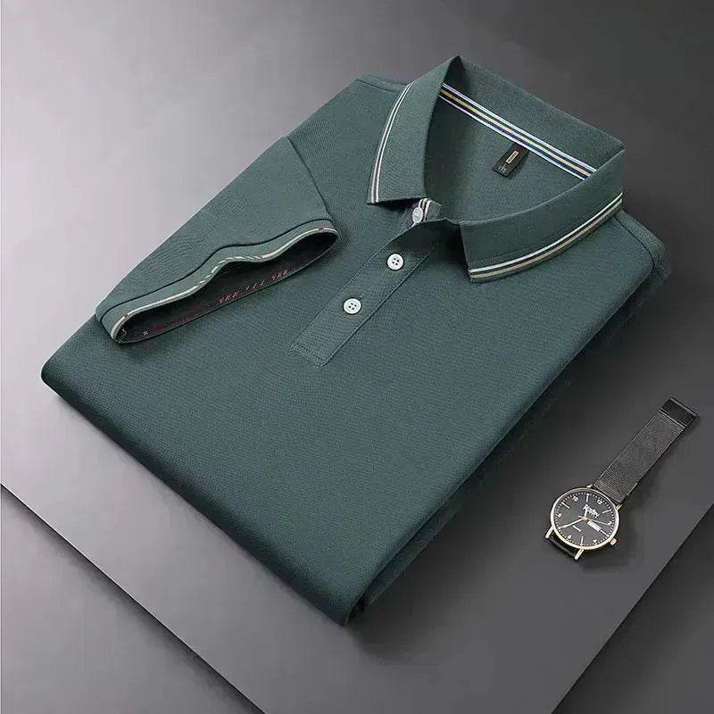 Summer Men's Polo Shirt Lapel T-shirt Collar T-shirt for Men - EX-STOCK Canada