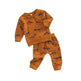 Infant Toddler Bone Dragon Floral Print Long Sleeve Pullover Trousers Two-piece Set In Stock Wholesale - EX-STOCK Canada