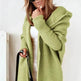 Oversized Head cover Knitted Long Kimono Cashmere Cardigan for Women - EX-STOCK Canada