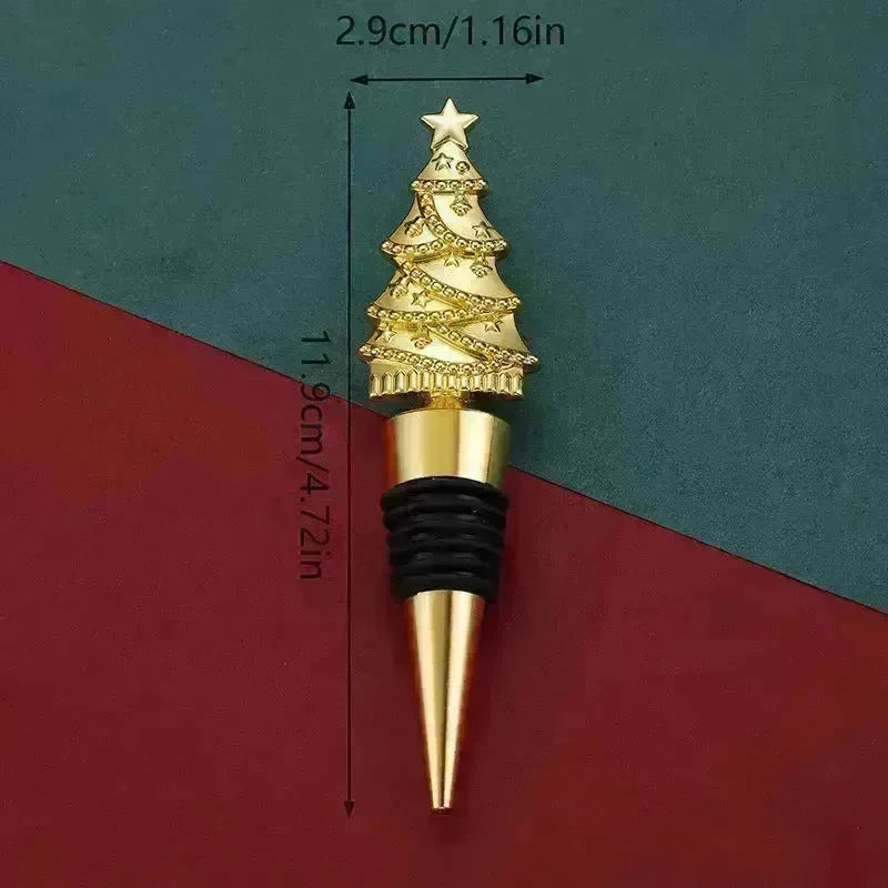 Creative Christmas Tree Wine Stopper Sealed Wine Bottle Stopper - EX-STOCK CANADA
