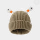 New Cute Luminous Fall Winter Warm Ear Protection Wool Cartoon All-matching Knitted Beanie Hat - EX-STOCK Canada