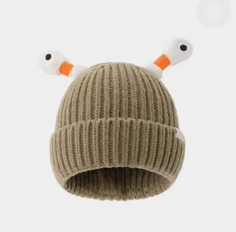 New Cute Luminous Fall Winter Warm Ear Protection Wool Cartoon All-matching Knitted Beanie Hat - EX-STOCK Canada
