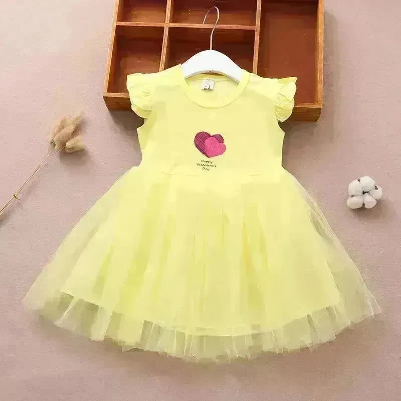 Newborn baby Girls' Summer Vest Dress Infant dresses. - EX-STOCK CANADA
