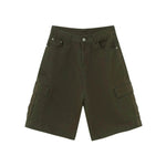 Men's Baggy Dad Shorts Jeans Denim Summer New Straight Wide-leg Workwear Denim Shorts for Men Loose Leisure All-matching Shorts - EX-STOCK Canada