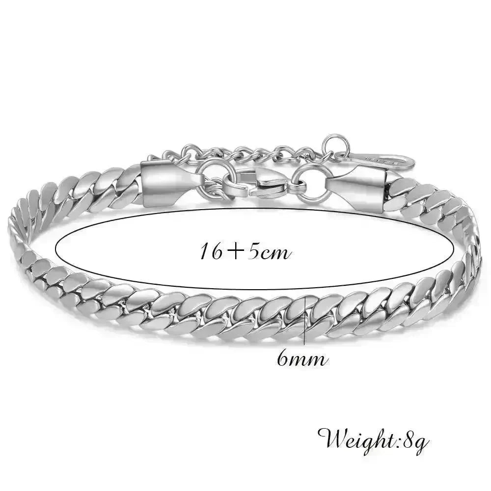 Fashion All-matching Cuban Link Chain Bracelet - EX-STOCK CANADA