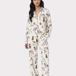 Christmas Printed Long-sleeved Trousers Autumn Ladies Home Leisure Suit EX-STOCK Canada 