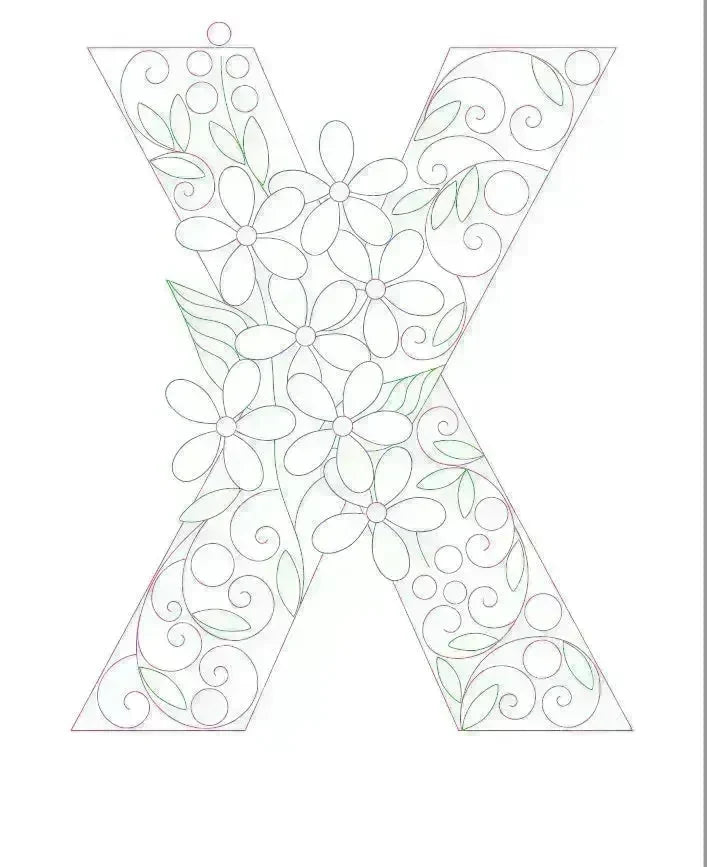 Paper Filigree Painting Kit - Letters - EX-STOCK CANADA
