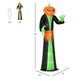9ft Inflatable Halloween Decoration Pumpkin Head Ghost, Blow-Up Outdoor LED Display For Lawn, Garden, Party EX-STOCK Canada 
