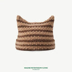 Breathable Windproof Cute Thermal Head Cover Woolen Cap beanies - EX-STOCK Canada