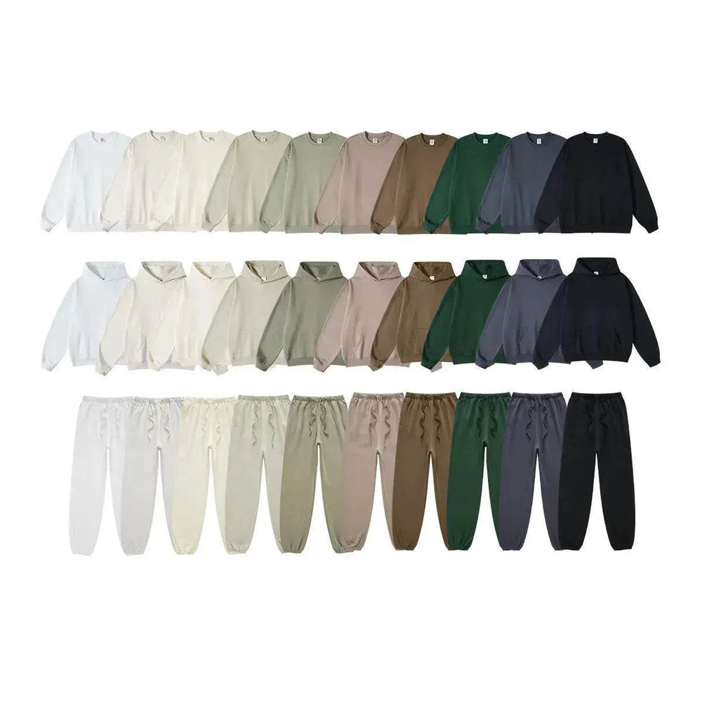 American-style Hoodie suit and Crew neck sweatsuit Unisex Fall Winter - EX-STOCK Canada