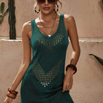 European And American V-neck Beach Knitting Bikini Swimsuit - EX-STOCK Canada