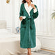RONGTAI Womens Bathrobe Ladies Fleece Plush Warm Long Robes Fleece Nightgown Sleepwear EX-STOCK Canada 