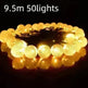 Crystal solar power of the led lamp string lights christmas lights solar garden outdoor decoration for christmas - EX-STOCK CANADA