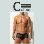 Underwear Men's Boxers Brief Ultra-thin Transparent Ice Silk Low Waist - EX-STOCK Canada