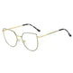 Women's Plate Anti-Blue Light Glasses Fashion Metal Large Frame - EX-STOCK CANADA