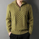 Men's Winter Fashion Half Zip Slim fit Knitted Woolen Pullover Sweater - EX-STOCK Canada