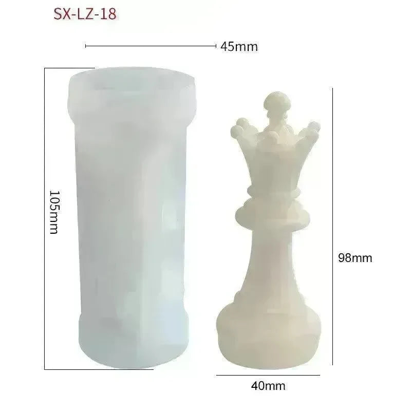Chess Scented Candle Silicone Mold DIY - EX-STOCK CANADA