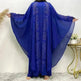 Chiffon Hot Drill Bat Sleeve Arab Robe - EX-STOCK CANADA