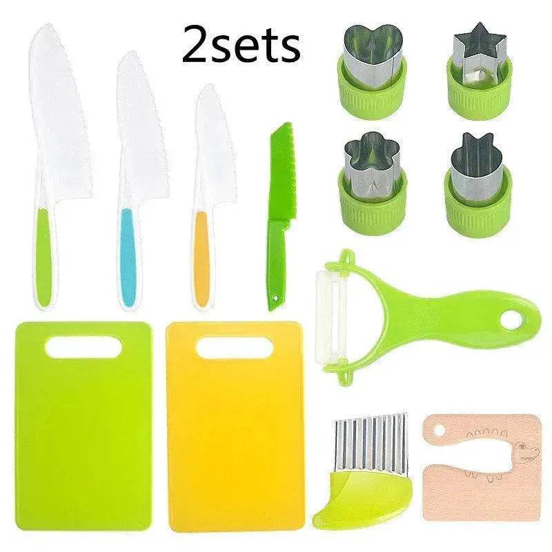 Children's Plastic Birthday Cake Stand Knife Toy Suit - EX-STOCK Canada