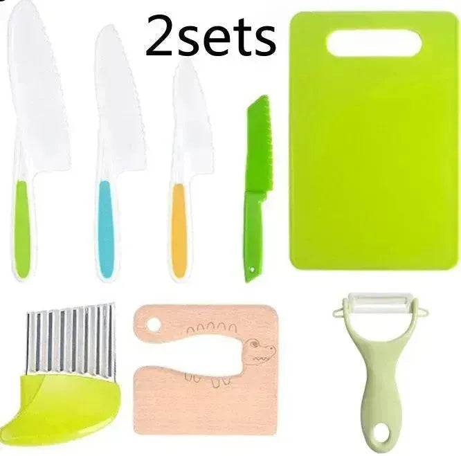 Children's Plastic Birthday Cake Stand Knife Toy Suit - EX-STOCK Canada