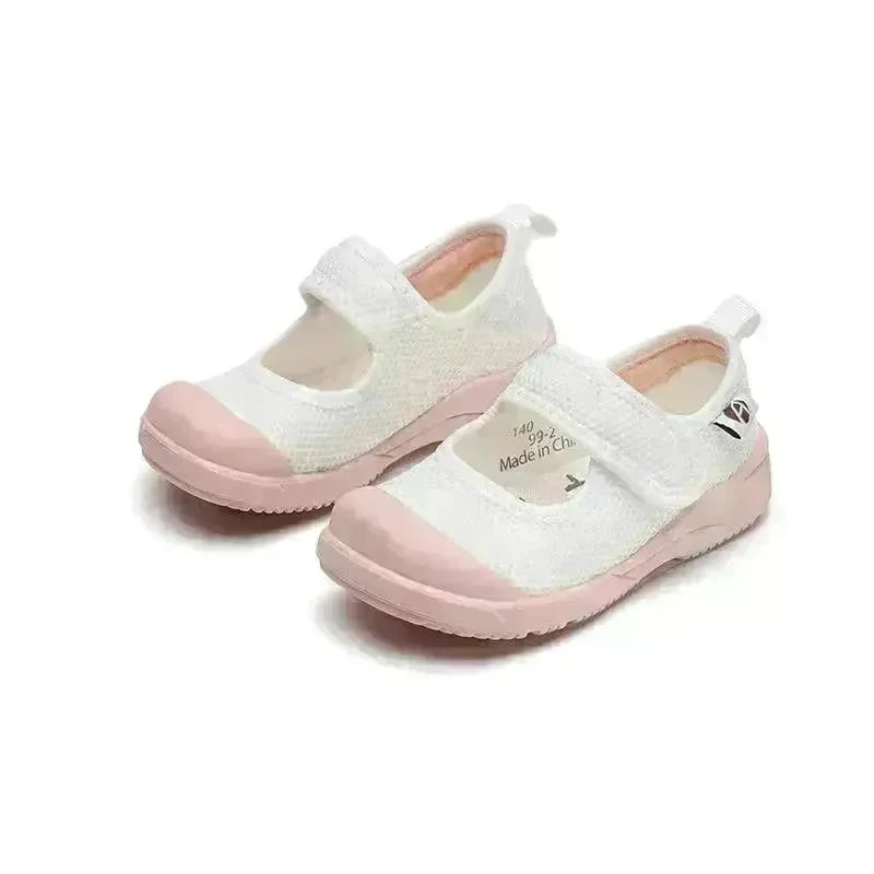 Children's Shoes Children's Cloth Shoes White Shoes Baby Shoes - EX-STOCK CANADA