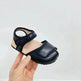 Children's Solid Color Leather Peep Toe Sandals Lightweight Pump Beach Shoes - EX-STOCK Canada