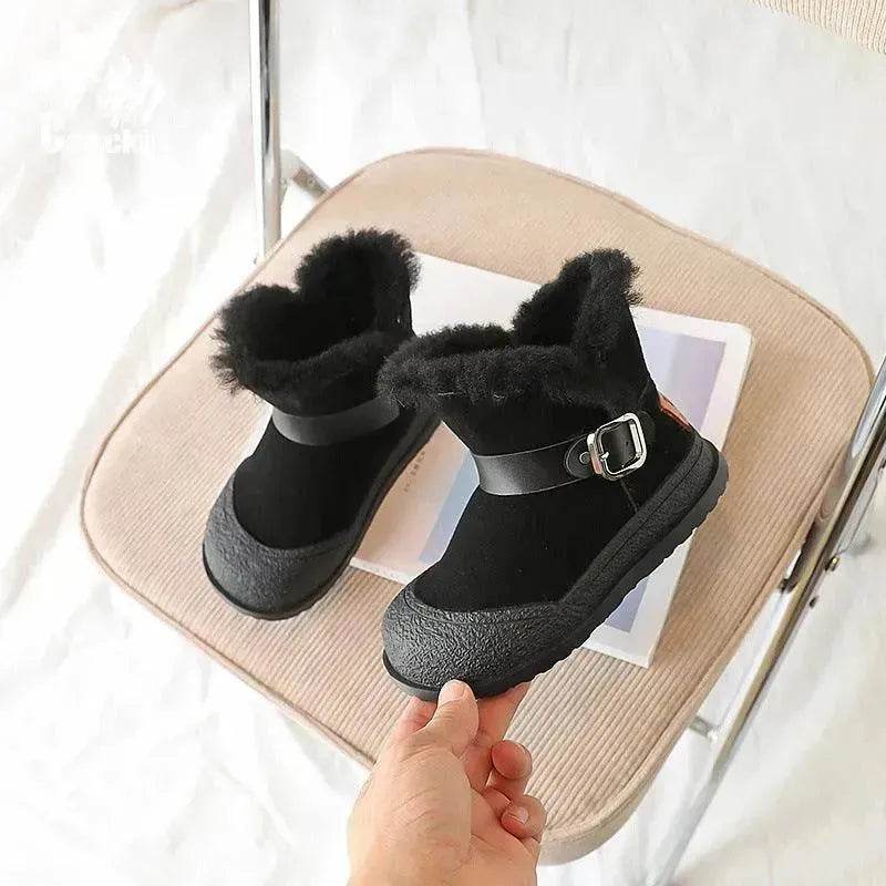 Children's Winter New Fleece-lined Thickening Thermal Cotton Shoes - EX-STOCK Canada