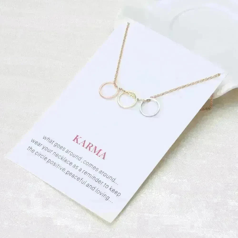 Circle necklace - EX-STOCK CANADA