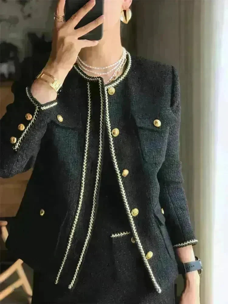 Classic Style Tweed Skirt Suit - EX-STOCK CANADA