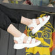 Classy Trendy Women's Fashion Velcro Platform Casual Chunky Sandals - EX-STOCK Canada