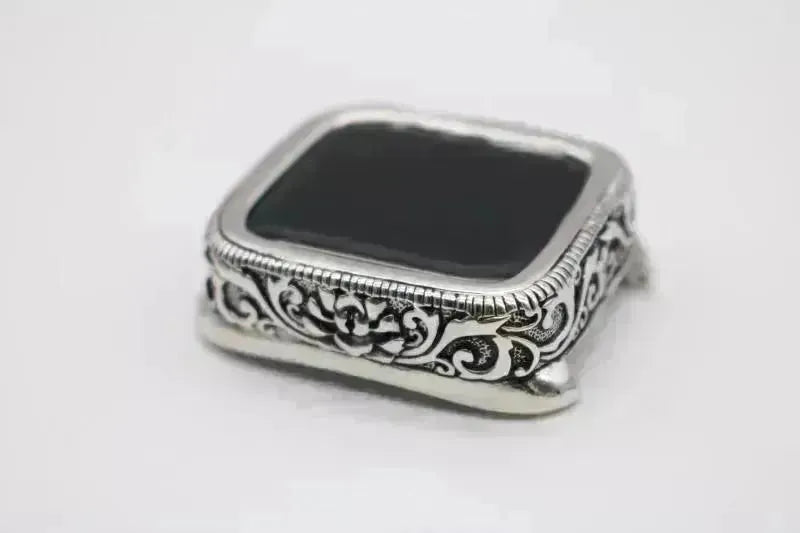 Classy Vintage Carved Watch Protective Case Compatible with Apple Smart Watch - EX-STOCK CANADA