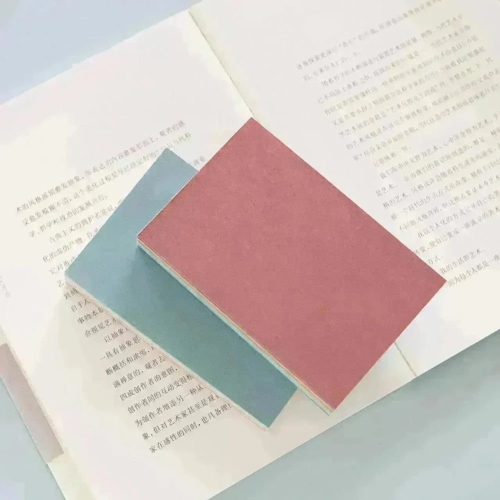 Color Post-it Notes Creative Note Paper Self-adhesive Stickers Strip Marker Net Red Large - EX-STOCK CANADA