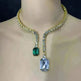 Colored Diamond Neck Chain Fashion Sexy Full Diamond Women Bridal wedding Luxury Necklace for Women - EX-STOCK CANADA