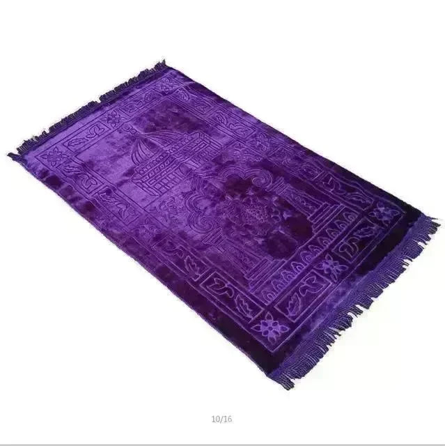 Comfortable Prayer Mat Excellent Islamic Prayer Rug Janamaz - EX-STOCK CANADA