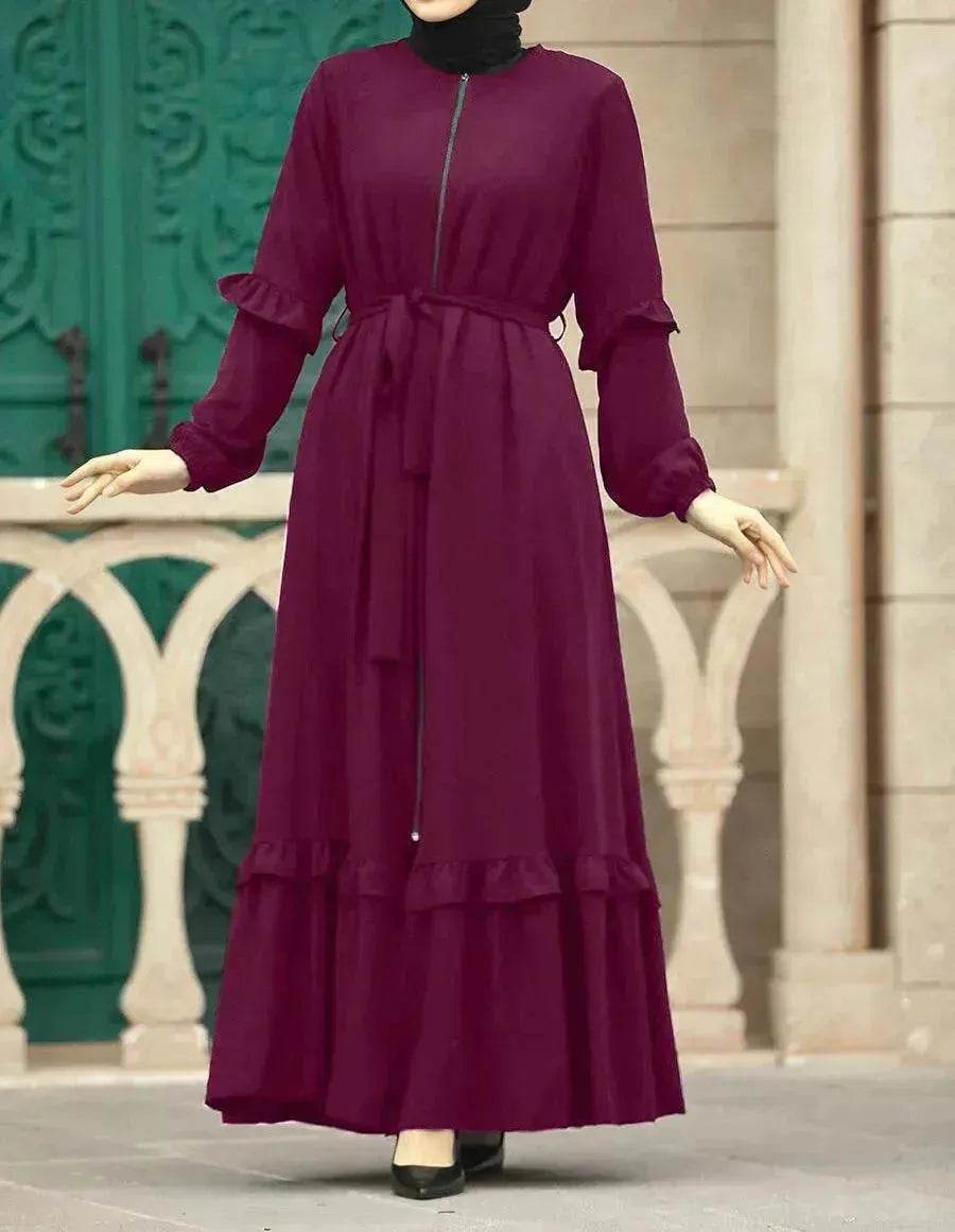 Conservative Hijab Abaya Dress for Arab Dubai Turkey Middle Eastern Women - EX-STOCK Canada