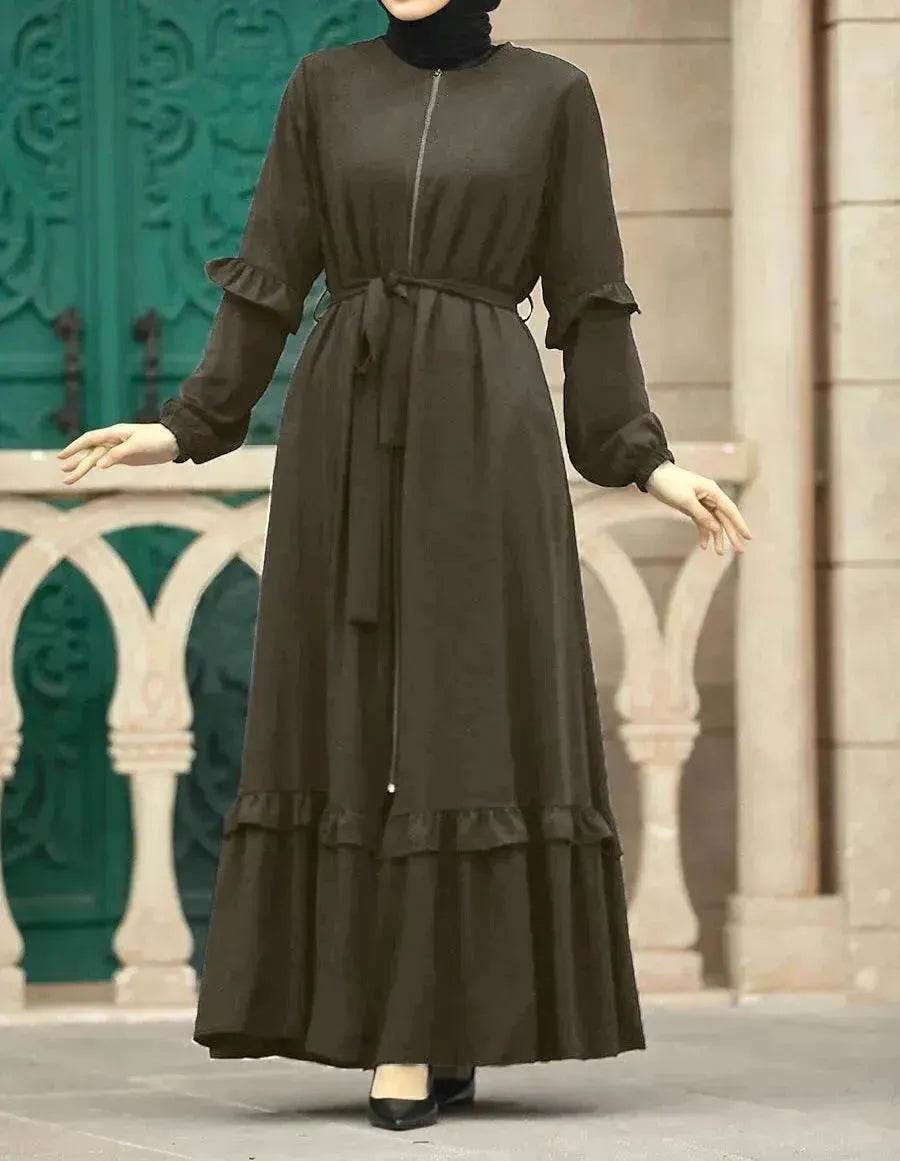 Conservative Hijab Abaya Dress for Arab Dubai Turkey Middle Eastern Women - EX-STOCK Canada