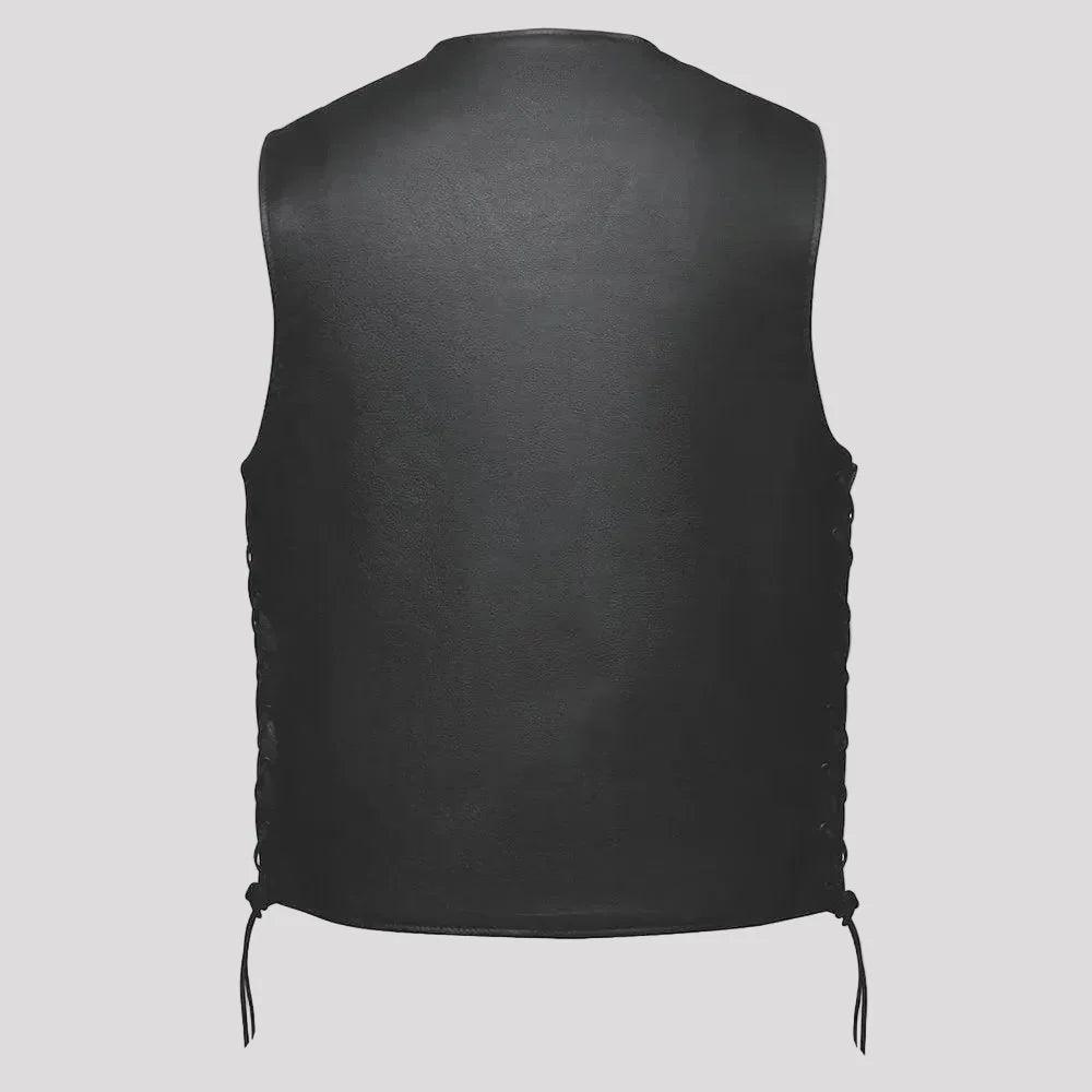 Unik International Men's Laced Side Motorcycle Vest 