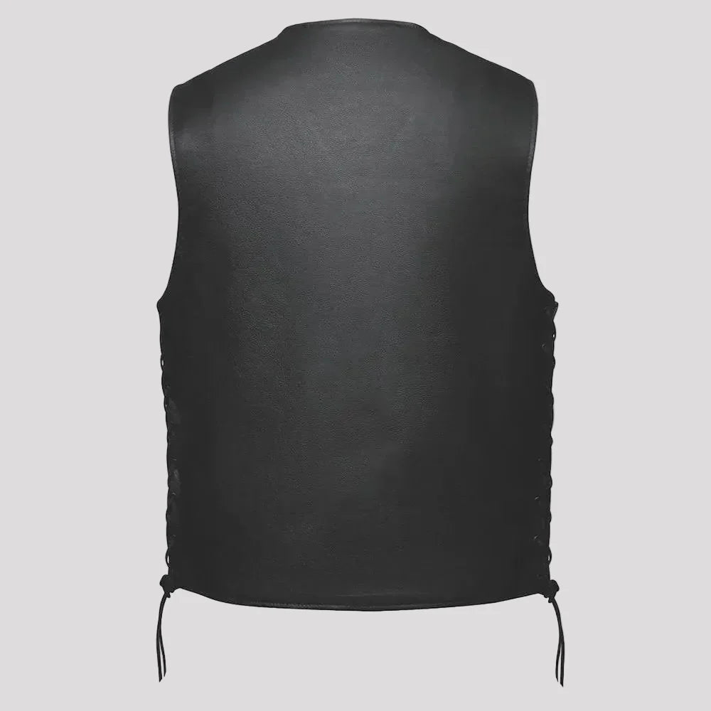 Gilet Moto Latéral à Lacets pour Hommes Unik International 