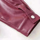 Cool And Wild Lapel Leather Biker's Leather Jacket - EX-STOCK CANADA