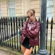 Cool And Wild Lapel Leather Biker's Leather Jacket - EX-STOCK CANADA