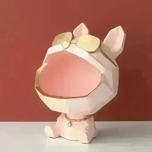Cool Dog Figurine Big Mouth Dog Storage Box Home Decoration - EX-STOCK CANADA