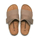 Couple Beach Wear Leather Surface Cork Sandals - EX-STOCK Canada