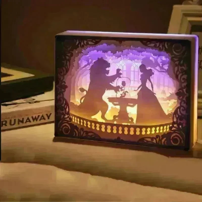Creative 3D Hollow Paper-cut Light And Shadow Carving Lamp - EX-STOCK CANADA