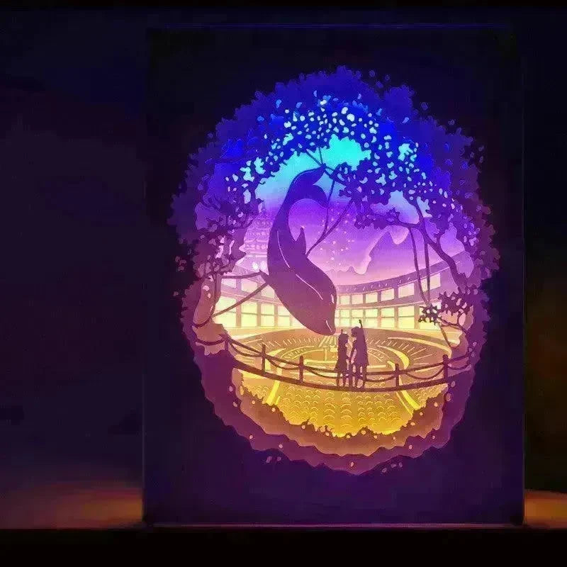Creative 3D Hollow Paper-cut Light And Shadow Carving Lamp - EX-STOCK CANADA