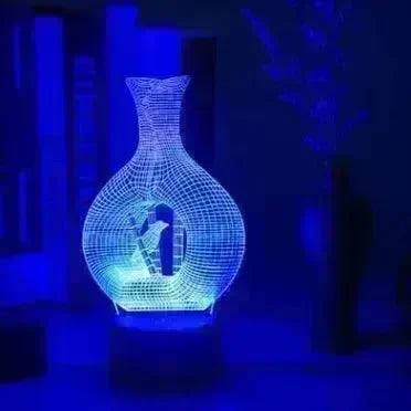 Creative 3D night light LED lamp - EX-STOCK CANADA