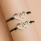 Creative Heart Shaped Wax Thread Braided Bracelet - EX-STOCK CANADA