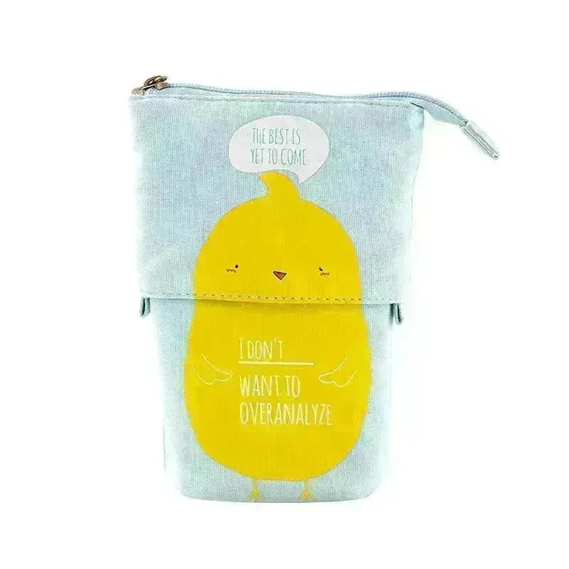 Creative student stationery canvas pencil bag - EX-STOCK CANADA